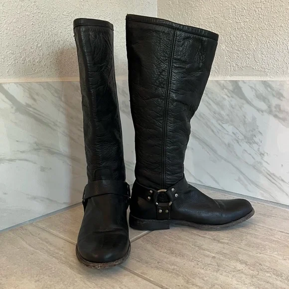 COPY - Frye black leather boots The Frye Company Men main image 3